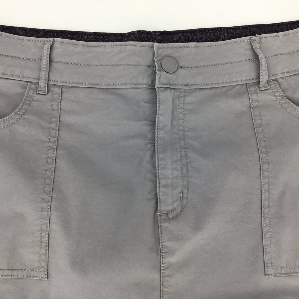 Lee Straight Fit Aleesa Skort, Alloy Grey, 18 - Picture 6 of 13